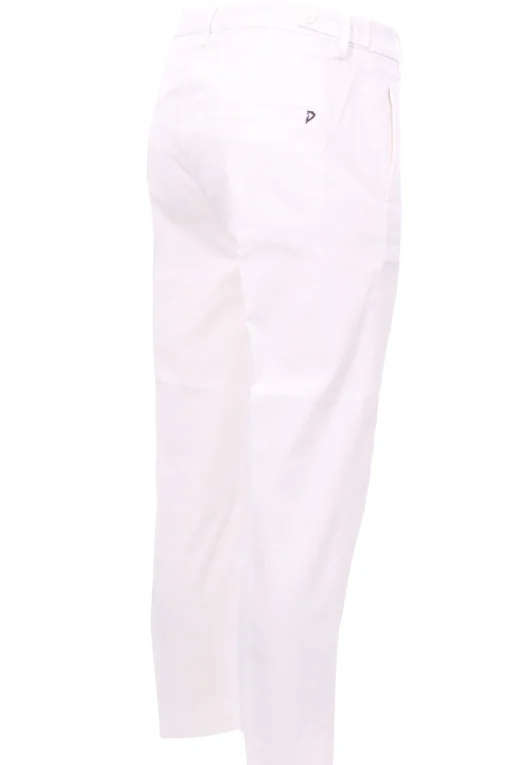 Pantalone ariel in cotone effetto micro nido d'ape