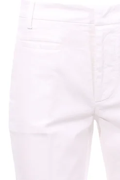 Pantalone ariel in cotone effetto micro nido d'ape
