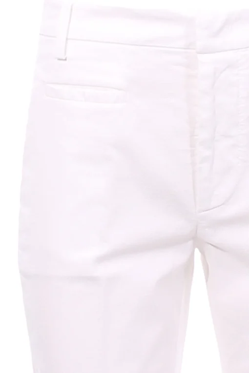 Pantalone ariel in cotone effetto micro nido d'ape