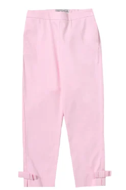 Pantalone capri con fiocchetto