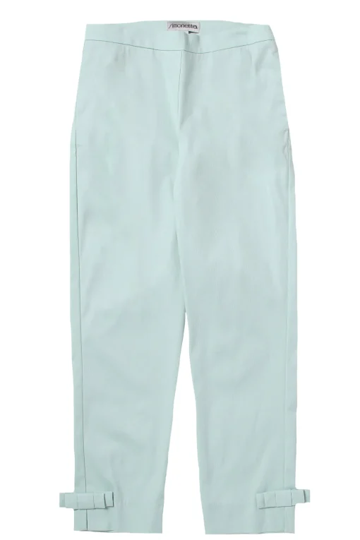 Pantalone capri con fiocchetto