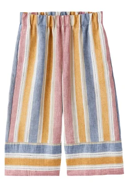 Pantalone capri rigato