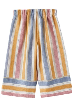 Pantalone capri rigato