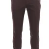 pantalone chino in tricotina di cotone