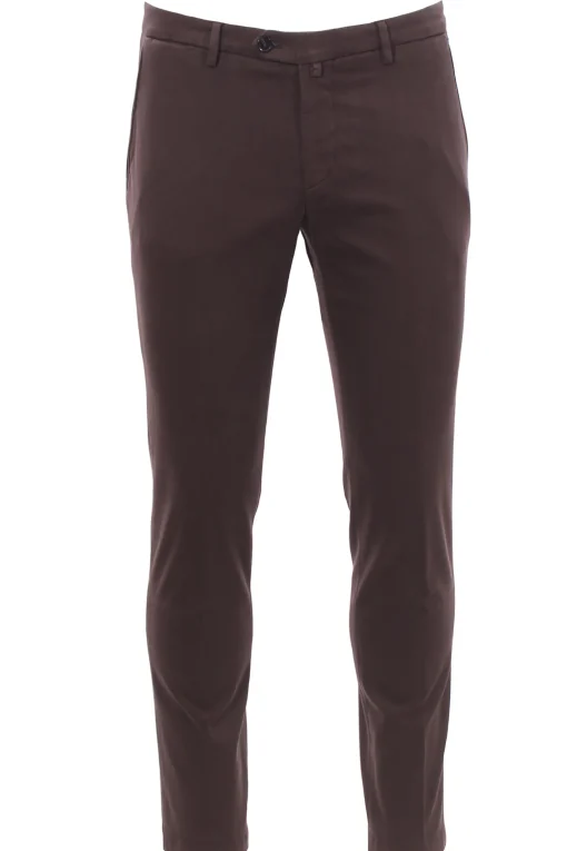 pantalone chino in tricotina di cotone