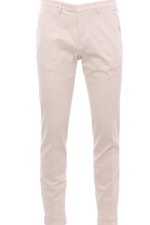 pantalone chino in tricotina di cotone