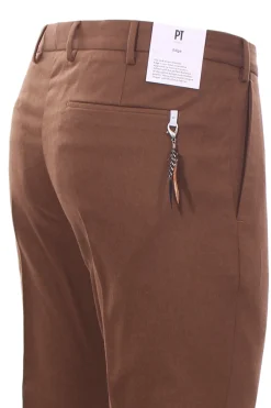 pantalone dieci f.f. in flanella stretch super 120's
