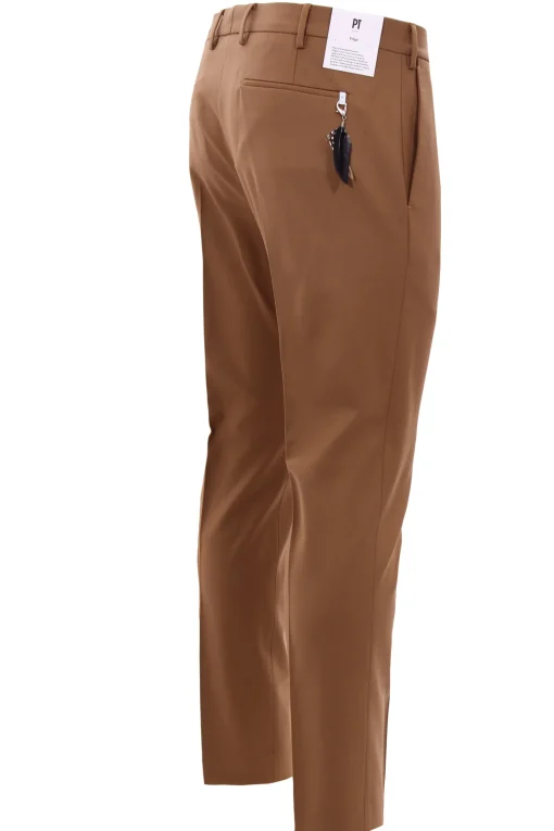 pantalone dieci f.f. in saglia bi-stretch