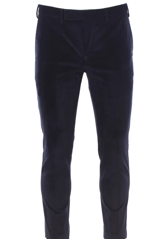pantalone dieci f.f. in velluto 1000 righe super soft