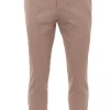 pantalone dieci in tela di lana stretch