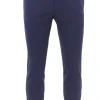 pantalone dieci in tela di lana stretch