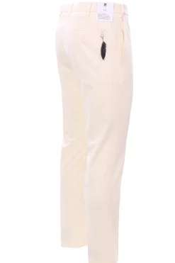 pantalone dieci in tela di lana stretch