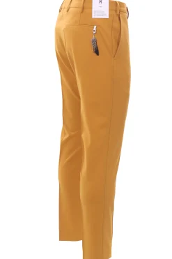 pantalone dieci in tela di lana stretch