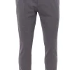pantalone dieci 1p in tela di lana stretch