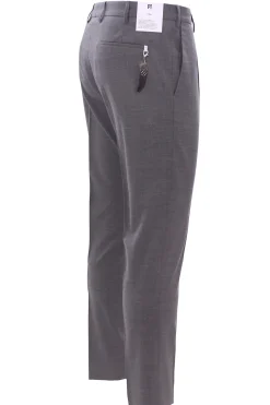 pantalone dieci 1p in tela di lana stretch