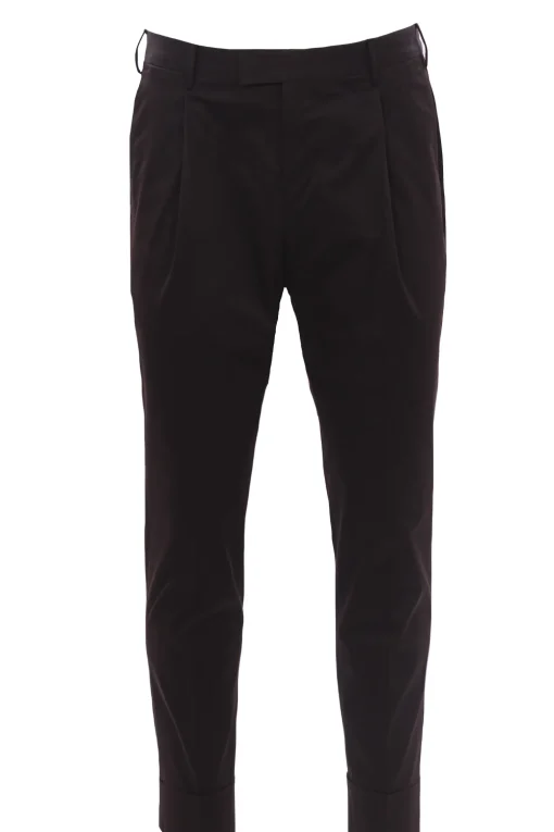 Pantalone fliker in cotone stretch