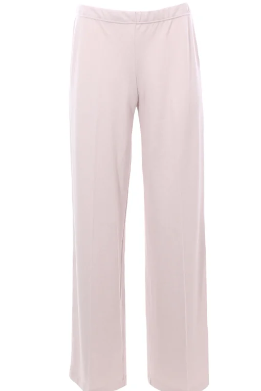 Pantalone gamba larga in lana