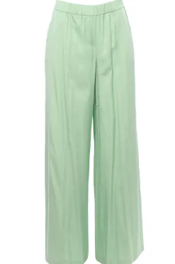Pantalone gamba larga in viscosa
