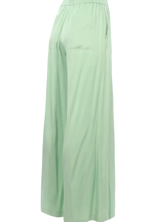 Pantalone gamba larga in viscosa
