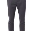 pantalone gaubert in tela di lana stretch