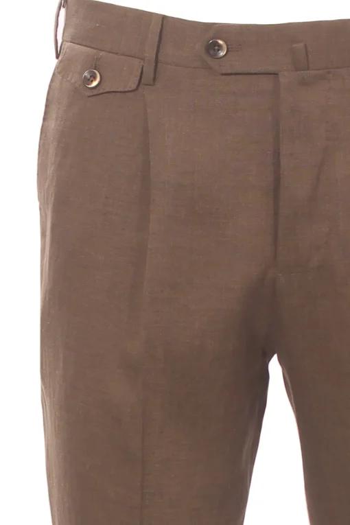 pantalone gentlemen 1p in lino