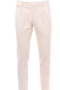 pantalone in bull di cotone stretch