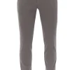 pantalone in cotone e tencel stretch