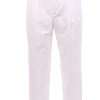 Pantalone in cotone perforato