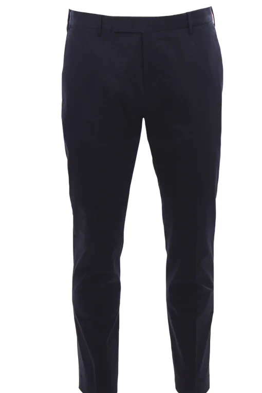 Pantalone in cotone satin stretch