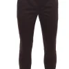 Pantalone in cotone satin stretch
