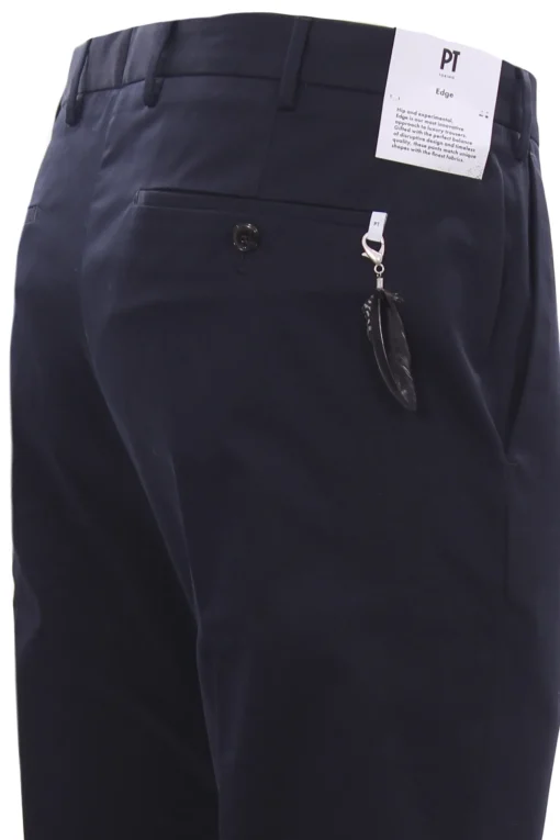 Pantalone in cotone satin stretch