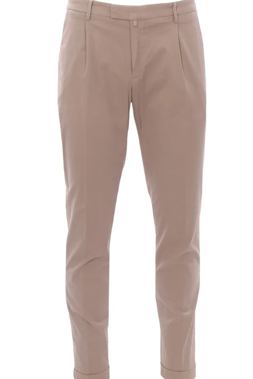 pantalone in cotone stretch