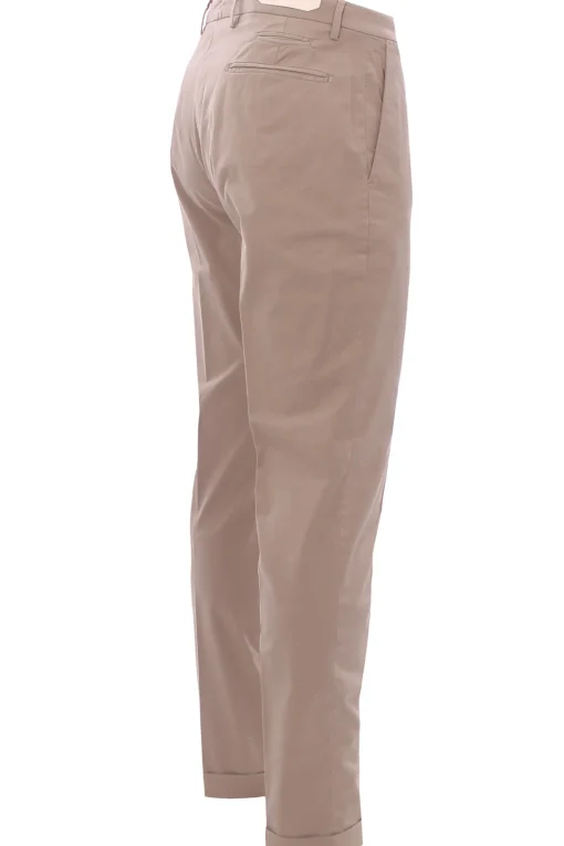 pantalone in cotone stretch