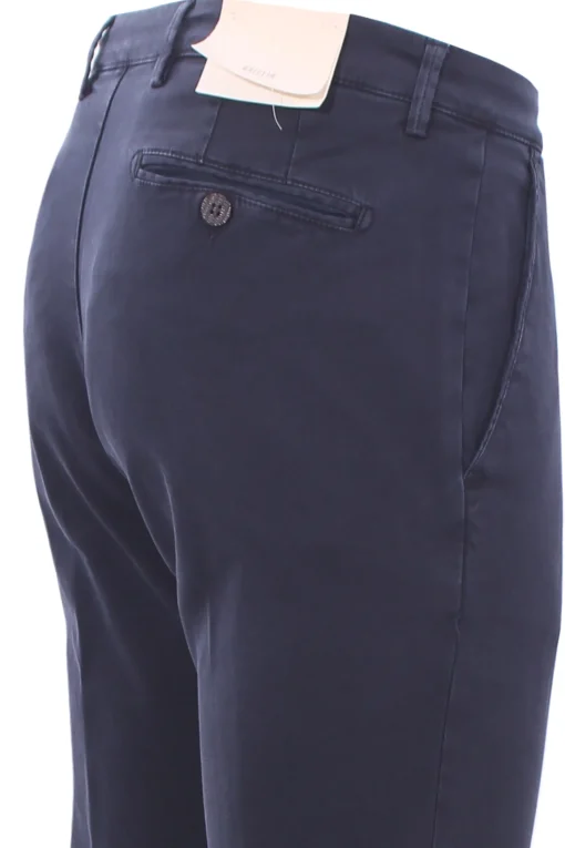 pantalone in cotone stretch
