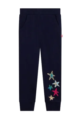Pantalone in felpa con stelle