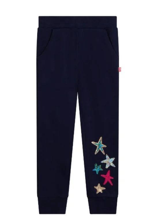 Pantalone in felpa con stelle