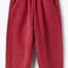 pantalone in lana cotta