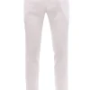 Pantalone in lino natural stretch