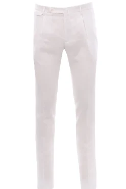 Pantalone in lino natural stretch