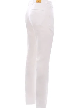 Pantalone in lino natural stretch