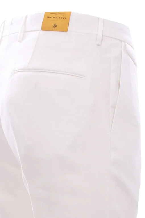 Pantalone in lino natural stretch