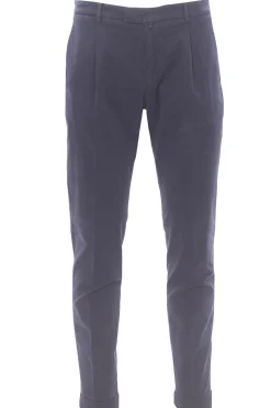 pantalone in tencel e cotone stretch