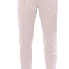 pantalone in tencel e cotone stretch