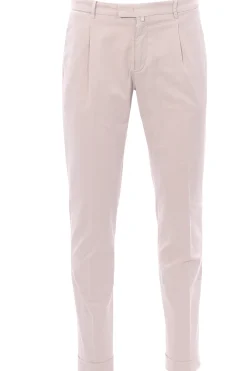 pantalone in tencel e cotone stretch