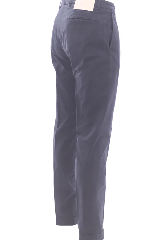 pantalone in tencel e cotone stretch