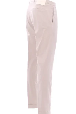 pantalone in tencel e cotone stretch