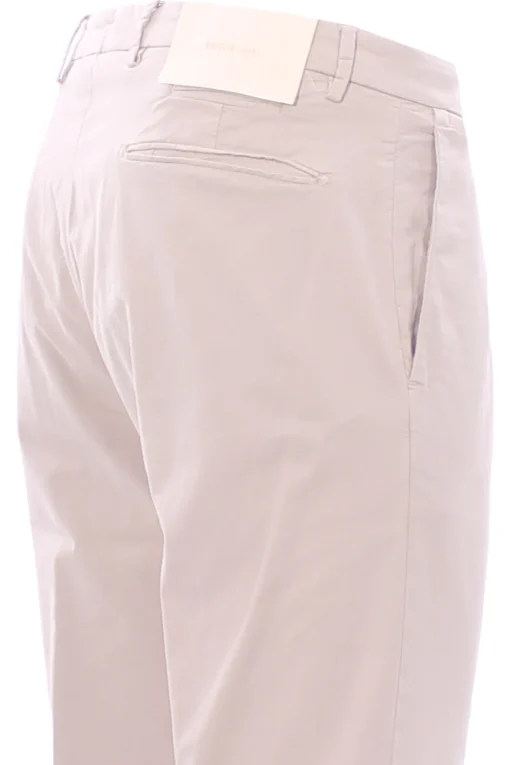 pantalone in tencel e cotone stretch