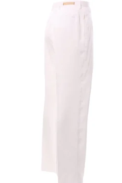 Pantalone in tencel vita alta