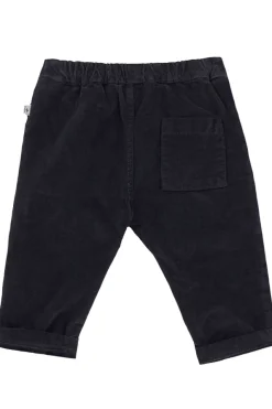 Pantalone in velluto liscio