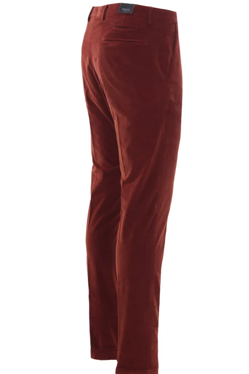 Pantalone in velluto stretch